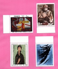 France NEUF**MNH - n°2107/2110 - 1980 - BdF - Série artistique - COTE 8,5€