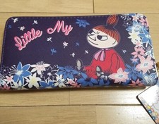 Moomin Valley Little My Synthetic leather Zipper Long Wallet wz/tag Rare Mint
