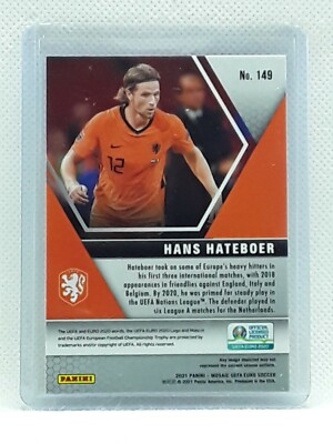 Hans Hateboer 2021 Panini Mosaic UEFA EURO Soccer - #149
