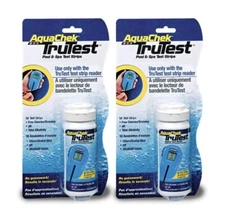 Aquachek Swimming Pool Spa & Hot Tub Digital Reader Test Strips - 2 x 50 Strips