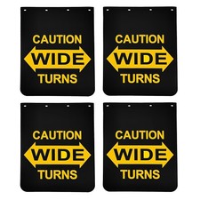 24x30 Mud Flaps Heavy Duty Mudguards For Semi Trucks Trailer Truck Black 4pcs