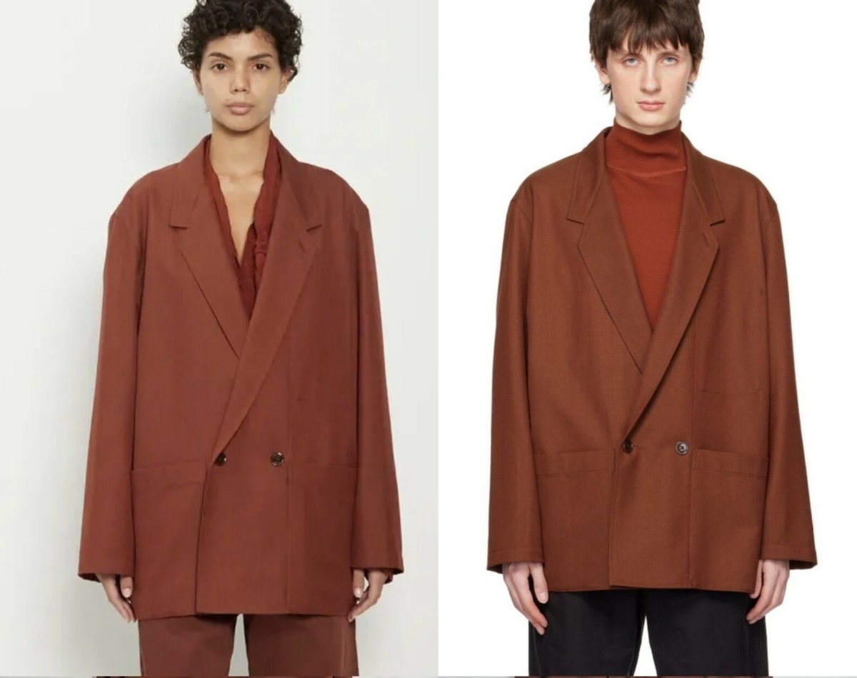 $895 Lemaire Unisex Cherry Mahogany DB Workwear Jacket | eBay