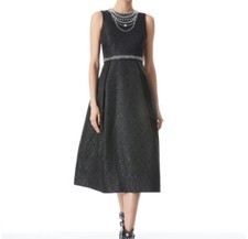 NWT Alice and Olivia Cherra Embellished Midi Dress size 4