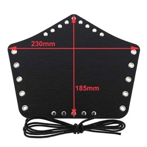 Gothic Armor PU Leather Wrist Bracers Alloy Rivet Decor Medieval Wrist Guard - Picture 4 of 19
