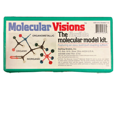 Molecular Visions: The Flexible Molecular Model Kit ISBN 978-0-9648837-1-0