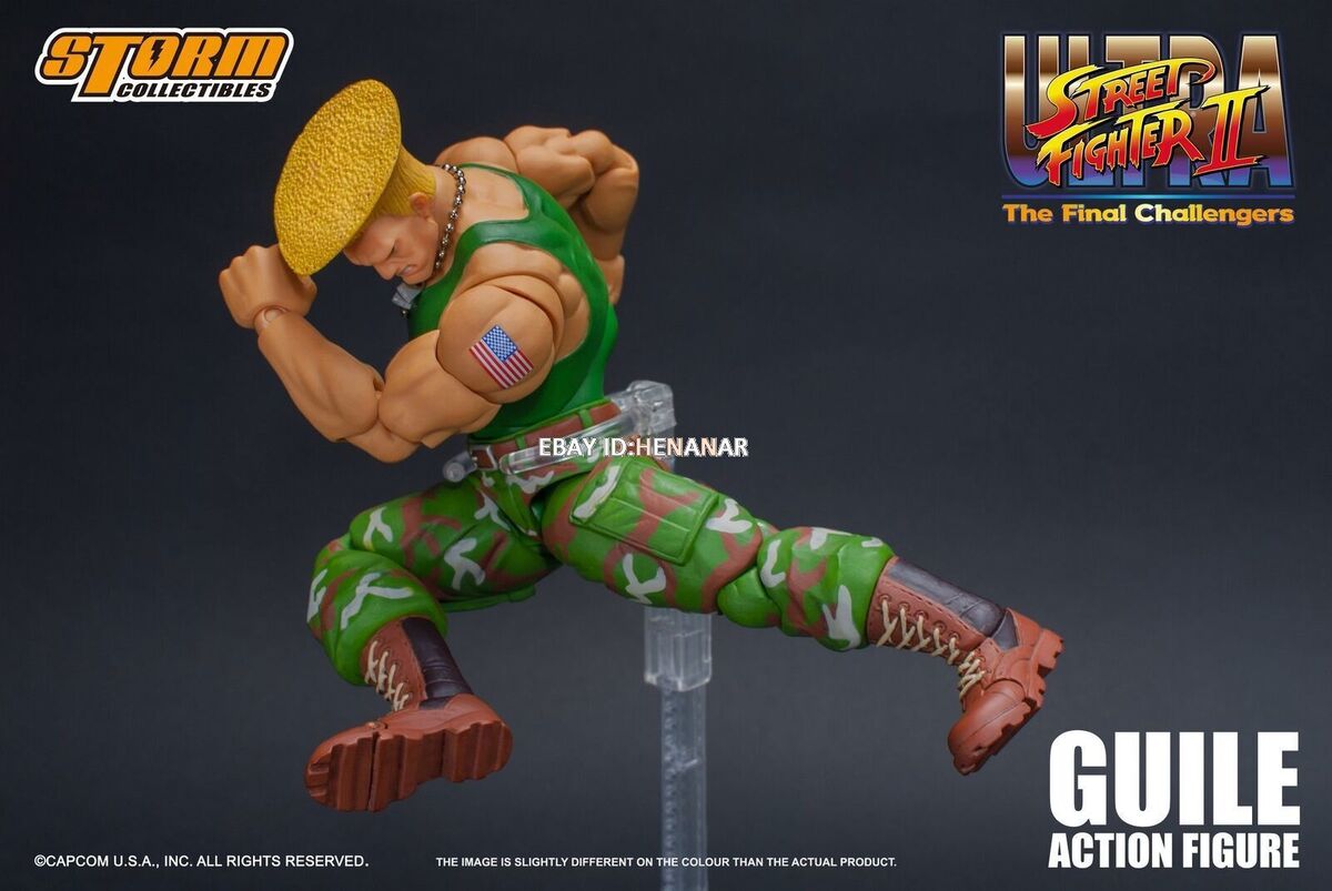 Street Fighter Guile Angel Toys Verde