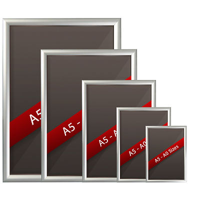 Silber Schnapprahmen Bild Poster Halter Clip Displays Einzelhandel Wand Notiztafel