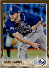 2015 Topps Update Gold #US330 Nate Karns /2015 - NM-MT