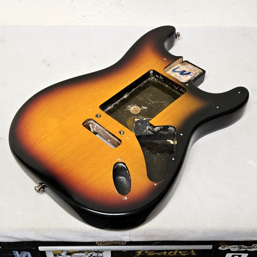 1996 Fender USA Strat Plus Body Brown Sunburst - American Guitar 90s