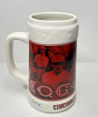 Cincinnati Reds Ceramic Stein Beer Mug SGA 2012 Bench Larkin Votto Lombardi