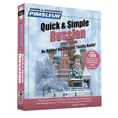 Pimsleur Russian Quick & Simple Course - Level 1 Lessons 1-8 CD: Learn to Speak 