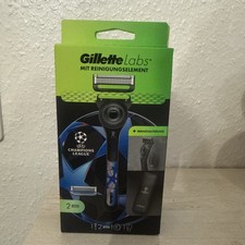 Gillette Labs UEFA Champions Edition Set inkl. Rasierer,  2 Klingen + Wandhalter