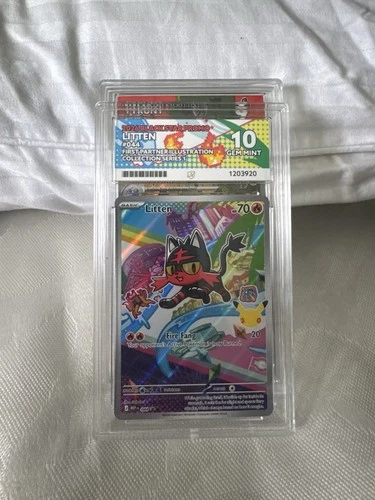 Litten Ace 10 Card