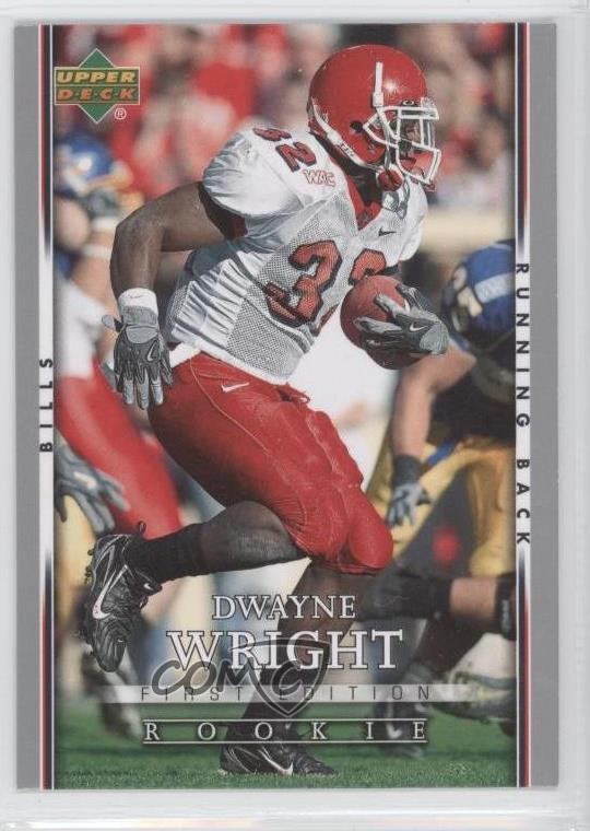 2007 Upper Deck First Edition Rookie Dwayne Wright #162 Rookie RC 0b6