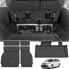 Sienna Cargo Liner - Trunk Mat For Toyota Sienna 2021-2026 All Weather Cargo Sienna Cargo Liner - Trunk Mat For Toyota Sienna 2021-2026 All Weather Cargo