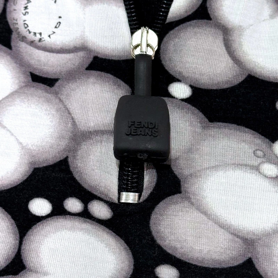 Ultra-Raro Impresionante Italiano Vintage Y2K 'Fendi Jeans' Monocromo ¡Sueño! Foto 4 de 4