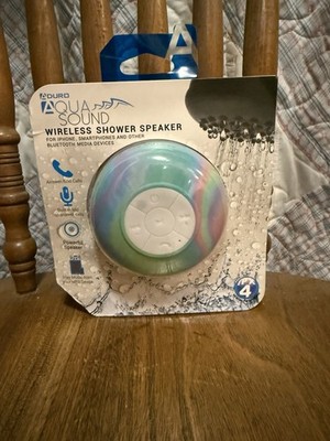 Aduro Aqua Sound wireless showerspeaker, Waterproof, New Unopened Box Bluetooth