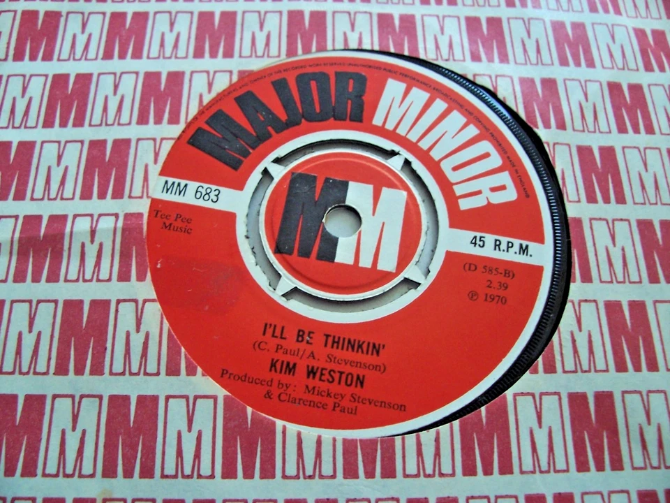 Kim Weston "Danger, Heartbreak Dead Ahead+I'll Be Thinkin'" Vg MM 683 from 1970 - Image 2 of 2