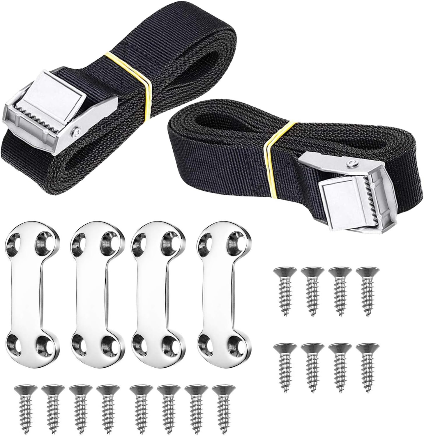 Tie Down Kit For Yeti Rtic Coolers, Universal Cooler Straps With Stainles