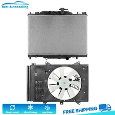 Aluminum Radiator and Cooling Fan Kit For 2016 2017 2018-2019 Mazda CX-3 2.0L l4