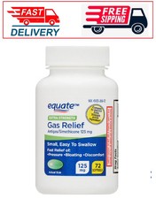 Gas X Comparison Equate Extra Strength Gas Relief Simethicone 125mg 72 Softgels