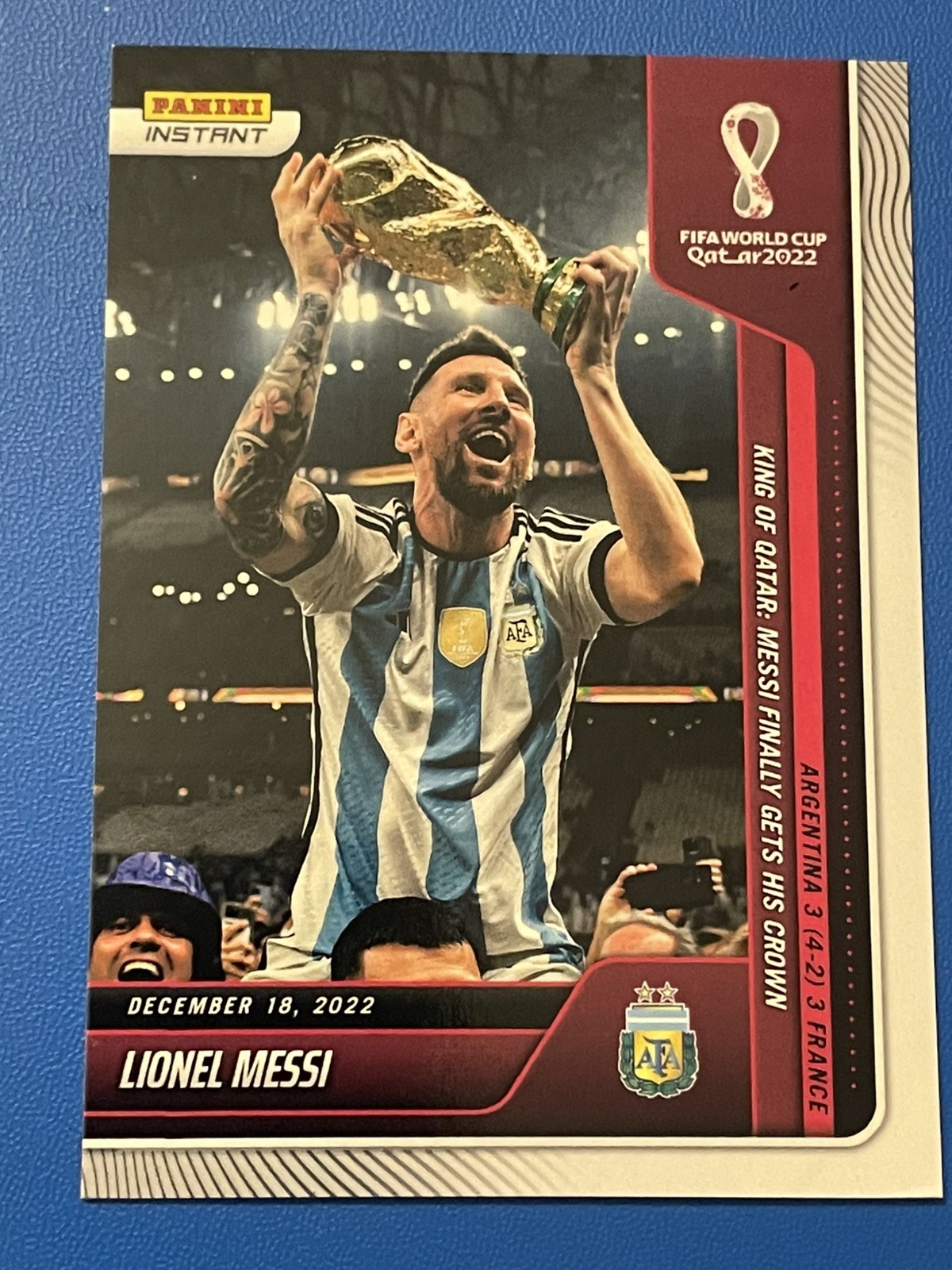 2022 Panini Instant FIFA World Cup Qatar - Lionel Messi #118 /22081