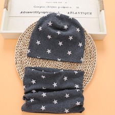 Toddler Baby Dinosaur Cotton Beanie Hat Scarf Set Kids Boys Spring Autumn Caps