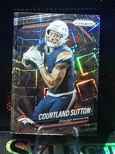 Courtland Sutton Lazer #163 Denver Broncos 2025 Panini Prizm 