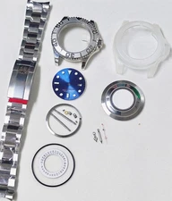 DIY 40MM Stainless Steel Watch kit For 2824 2836 3135  After-sales Accessories
