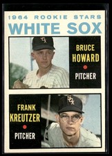 1964 Topps 1964 White Sox Rookie Stars - Bruce Howard/Frank Kreutzer Rookie NRMT