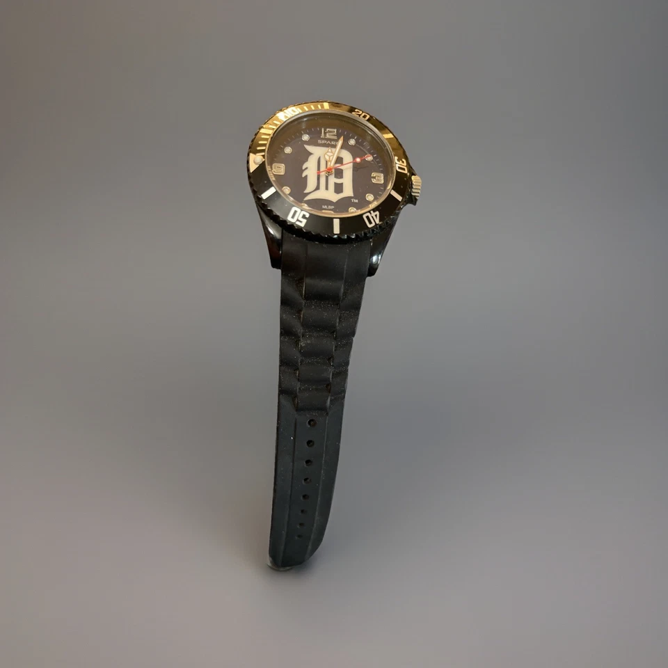 MLB Baseball Men's Black Sparo Detroit Tigers Spirit Watch - Image 2 of 4