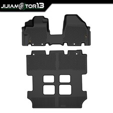 Floor Mats Liners Fits 2011-2017 Honda Odyssey 3 Row Liners Set All-weather Tpe