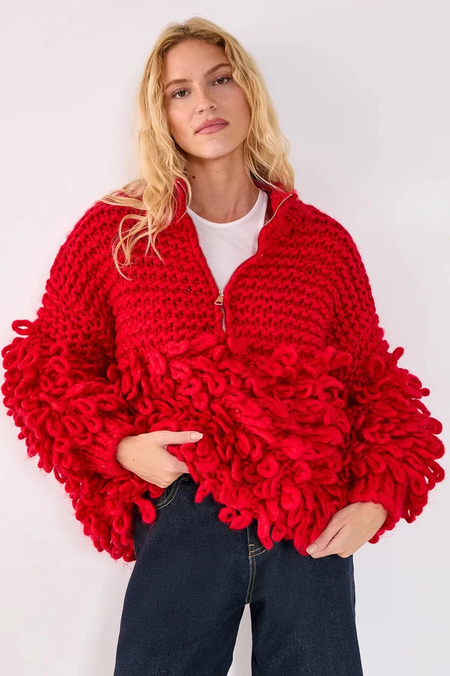 Nastygal Red Jumper Womens Daywear Jumpers & Cardigans