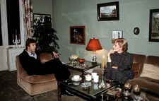 Dagmar Berghoff friend Dr Andreas Wang Homestory on in Hamburg- 1970 Old Photo 1