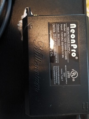 NeonPro ME-120-12000-30 NEON SIGN POWER SUPPLY TRANSFORMER - Used