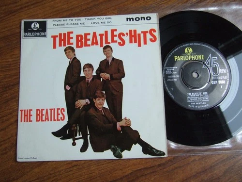 THE BEATLES - THE BEATLES HITS - 7" EP 1st PARLOPHONE GEP 8880/ 1963 EX/ EX+