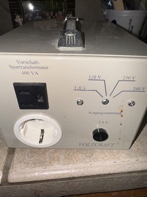 -Spartransformator  Voltcraft AT-400 NV 400VA ballast autotransformer Vorschalt