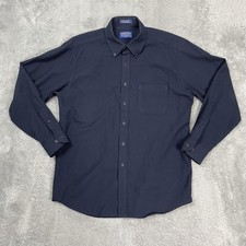 Pendleton Sir Pendleton Shirt Mens Large Blue Wool Long Sleeve Button Down