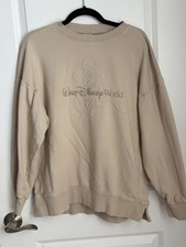 Disney Parks Walt Disney World Mickey Mouse Embossed Tonal Crewneck Sweatshirt