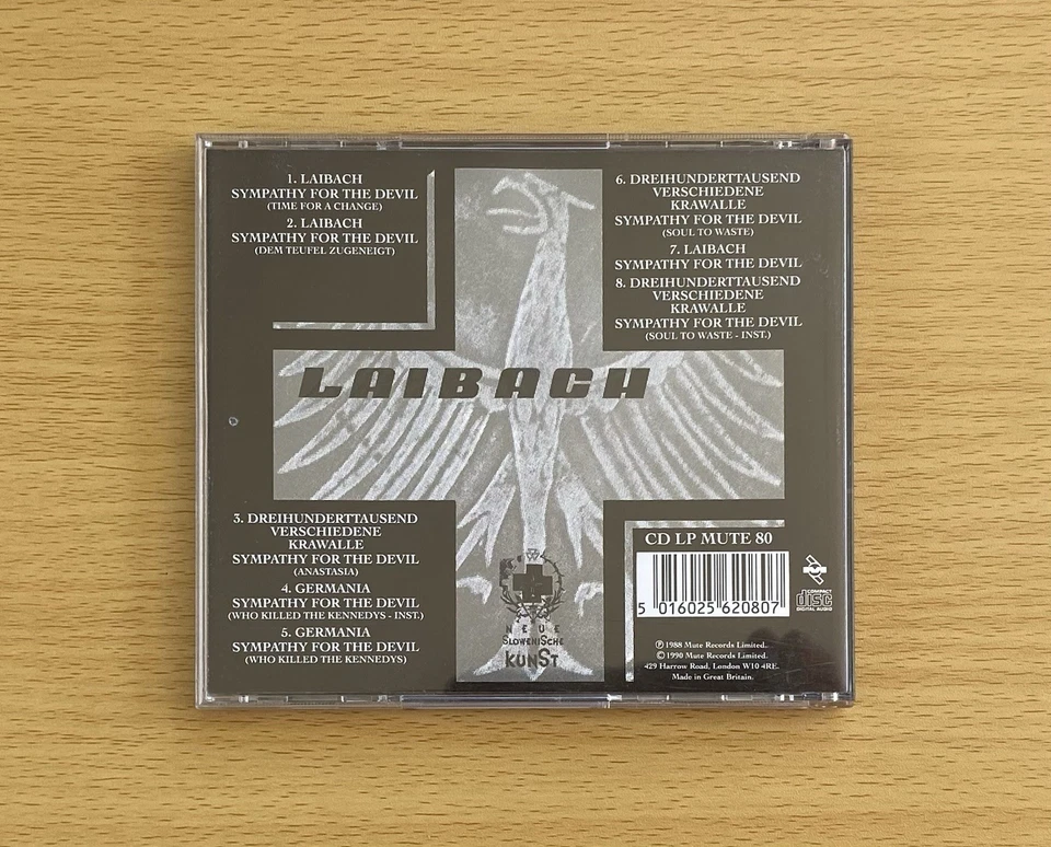 Laibach CD - Sympathy For The Devil Album - Mute Records 1990 Foto 3 de 3