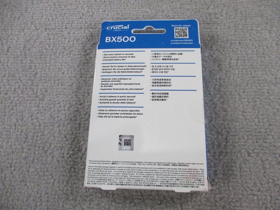 Crucial BX500 240 GB 540 MB/S SATA 2.5 Inch Internal SSD Computing Storage - Image 2 of 3