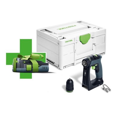 Festool CXS 18-Basic-3,0 Akku Bohrschrauber 18 V 40 Nm + 1x Akku 3,0 Ah (578063)