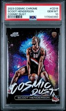 2023 TOPPS COSMIC CHROME COSMIC DUST #CD18 SCOOT HENDERSON PSA 10