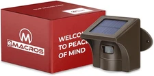 eMACROS Long Range Solar Wireless Driveway Alarm Outdoor Normal, 1 sensor 