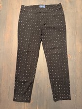 Old Navy Polka Dot Navy  White Pixie Mid Rise Sz 8 Cropped Pants