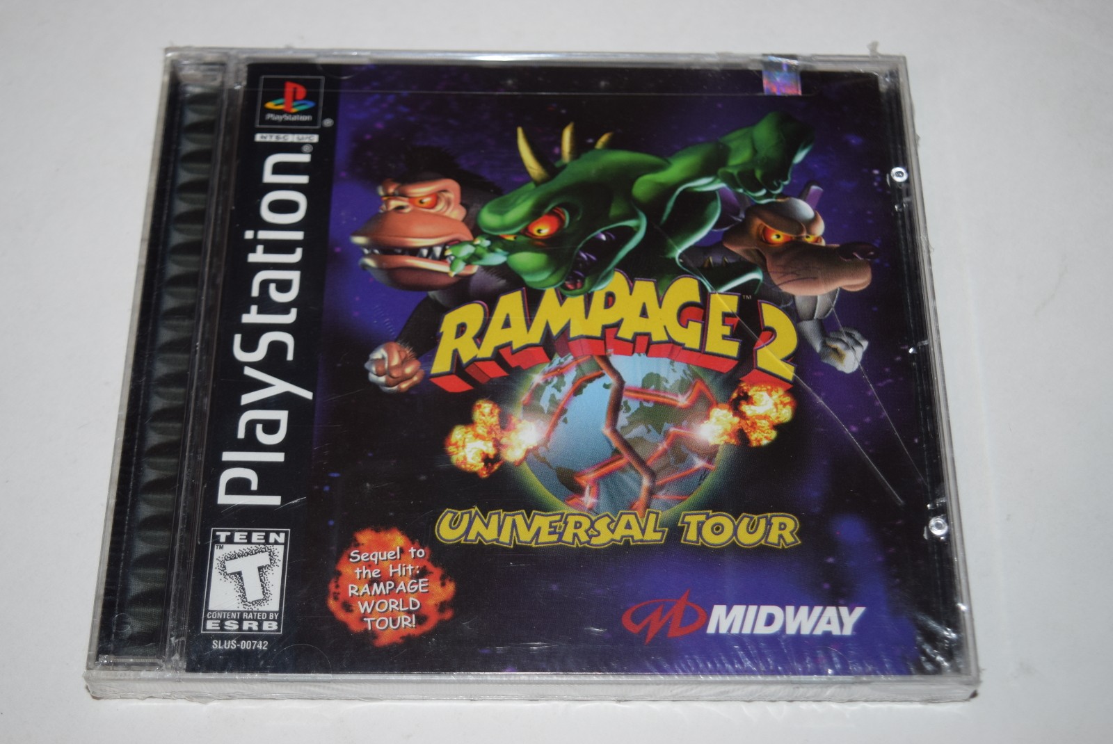 Rampage 2 Universal Tour Playstation PS1 Video Game New TRB Shrinkwrap Sealed