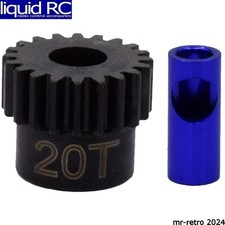 Hot Racing NSG20M06 20t Steel Mod 0.6 Pinion Gear 5mm
