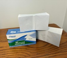 210 MEAD No. 6 3/4 Security Envelopes White Letter 3 5/8" x 6 1/2" Boxed, Loose
