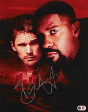 ETHAN HAWKE SIGNED TRAINING DAY 14x11 PHOTO (ACG CERT AG17811)