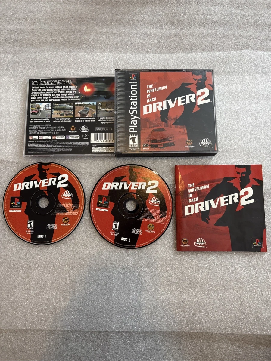 Coffret Pack 2 Jeux Driver Driver 2 Ps1 Pal Fr Cib